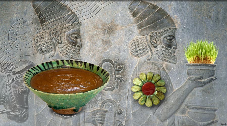 سمنو یکی از سین های سفره هفت سین و از مزه های بسیار شیرین سنتی و قدیمی ایرانی است . سمنو نشانه استقامت و آمادگی برای سالی نوین است و برای درست کردن آن از جوانه و آرد گندم استفاده میشود و بسیار مقوی و سرشار از ویتامین ای است