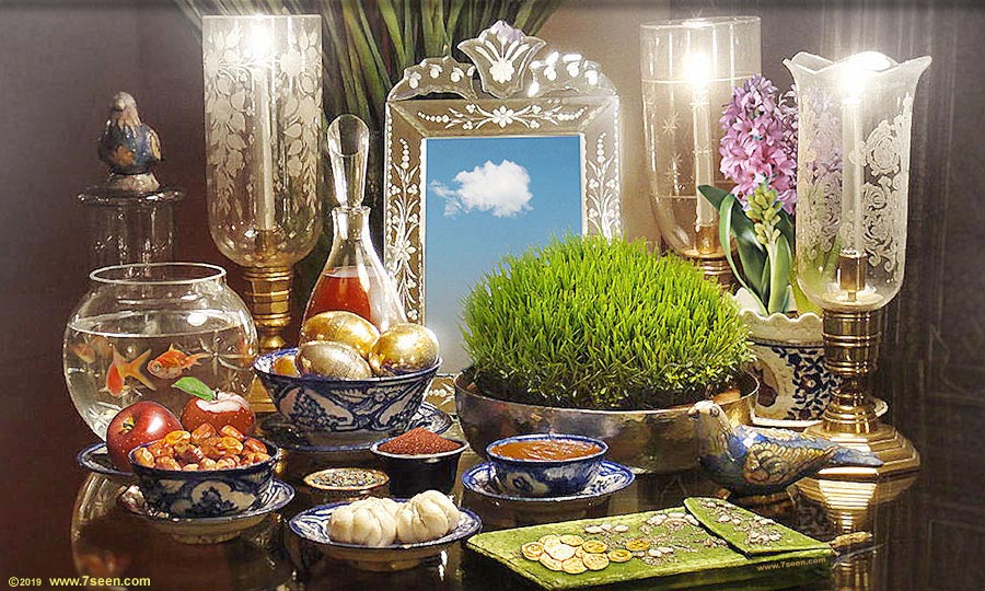 Nowruz Persian New Year Countdown 1399 2020 Haft Seen